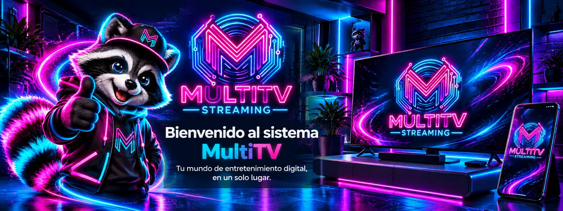 Imagen promocional panorámica de MultiTV Streaming