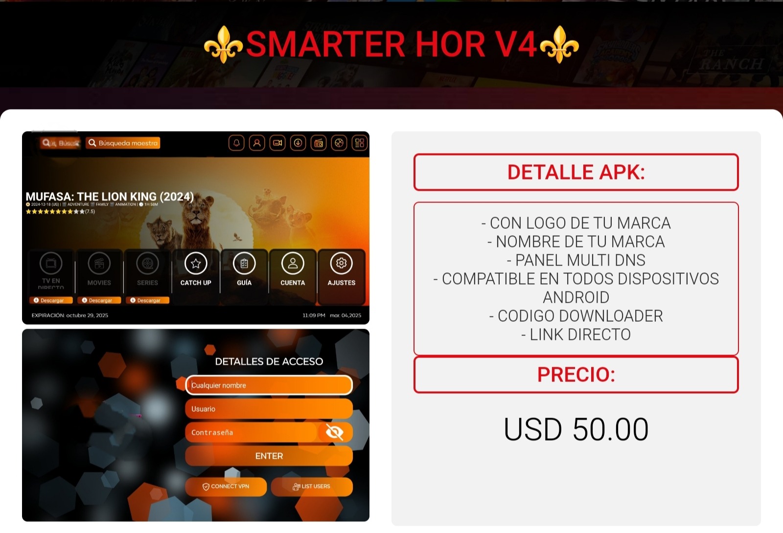 Referencia visual de SMARTER HOR V4
